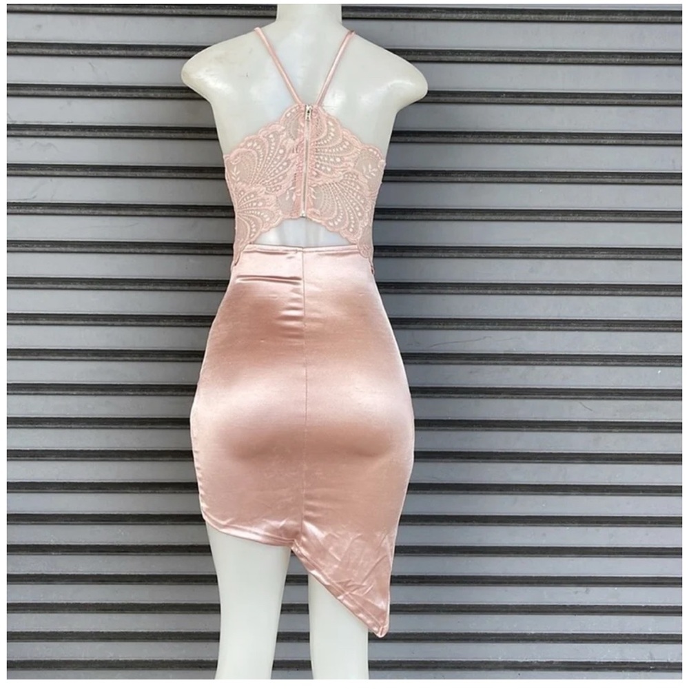 Fashion nova pink dress small